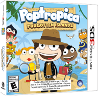 Poptropica Forgotten Islands Nintendo 3DS Box art